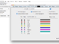 dataComet X Dialogs - dataComet Menu - Preferences - Color